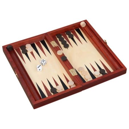 Backgammon - Jeu de société classique en coffret bois | Les Minis