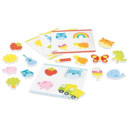 Loto Tactile en Bois – Jeu de Mémoire Sensorielle pour Enfants | Les Minis