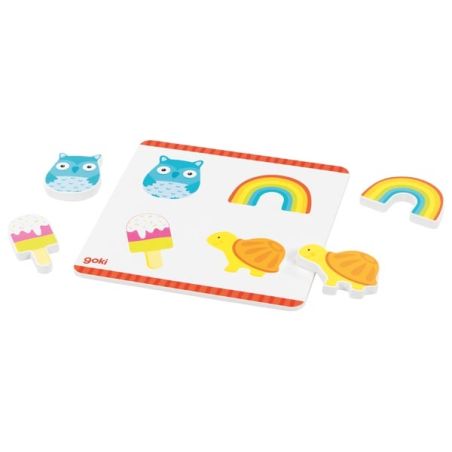 Loto Tactile en Bois – Jeu de Mémoire Sensorielle pour Enfants | Les Minis