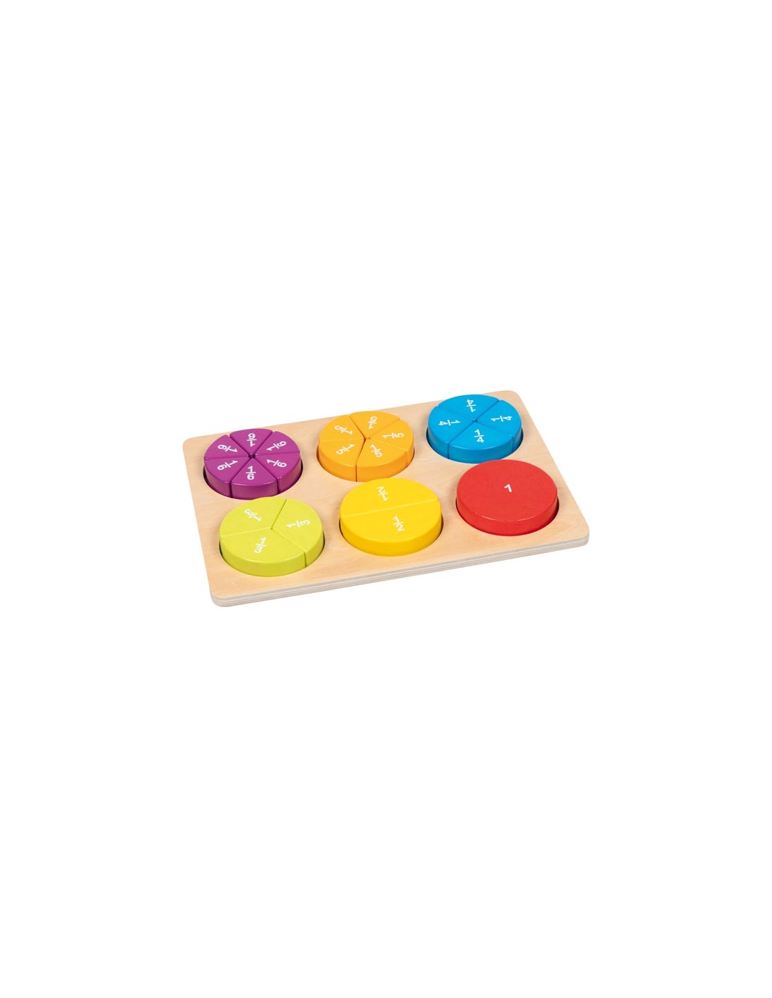 Kit D'apprentissage Des Fractions Magnétiques - 4 Tuiles + 22 Cartes - Pour Enfants Dès 3 Ans - Outil Pédagogique Montessori