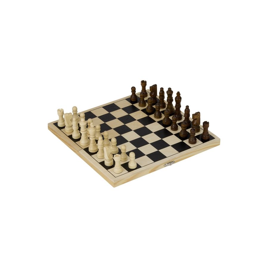 Jeu d'Échecs Pliable en Bois – Stratégie et Logique | Les Minis