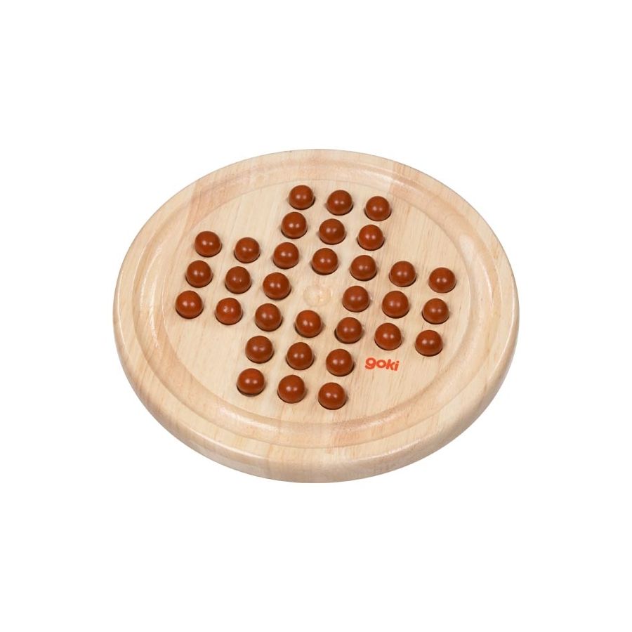Solitaire en Bois – Jeu de Plateau Stratégique Classique | Les Minis
