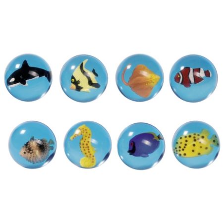 Balles rebondissantes animaux marins | Jouets éducatifs en extérieur