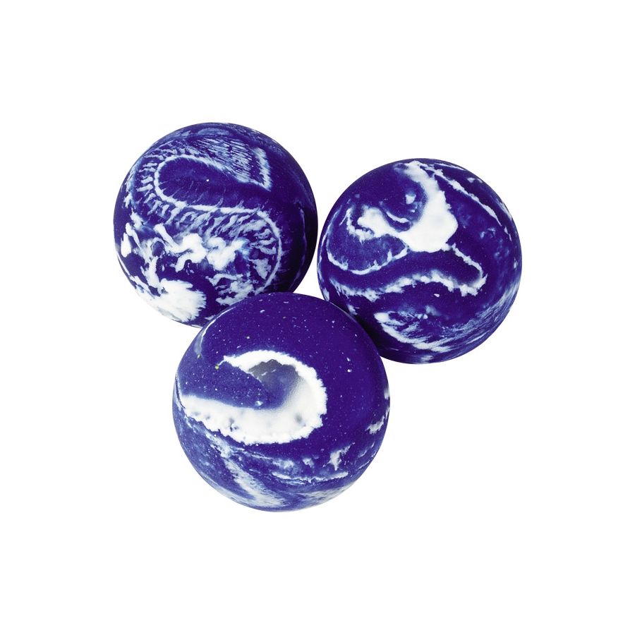 Balle rebondissante phosphorescente espace | Brille dans le noir