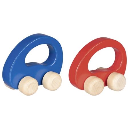 Voiture à saisir bleue en bois - Jouet bébé 1 an - Goki