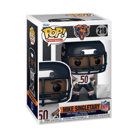 Figurine Funko Pop Mike Singletary (Bears) n°218 – NFL Legends | LesMinis