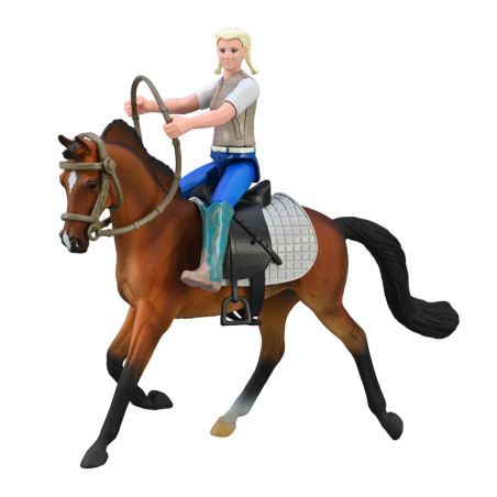 Figurine CollectA Lady Hobby Rider – Cavalière Articulée Équestre