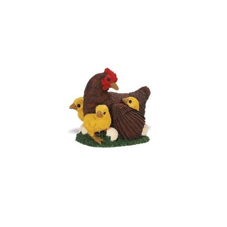 Figurine Poule au Nid Safari Ltd® – Découverte Éducative et Ludique
