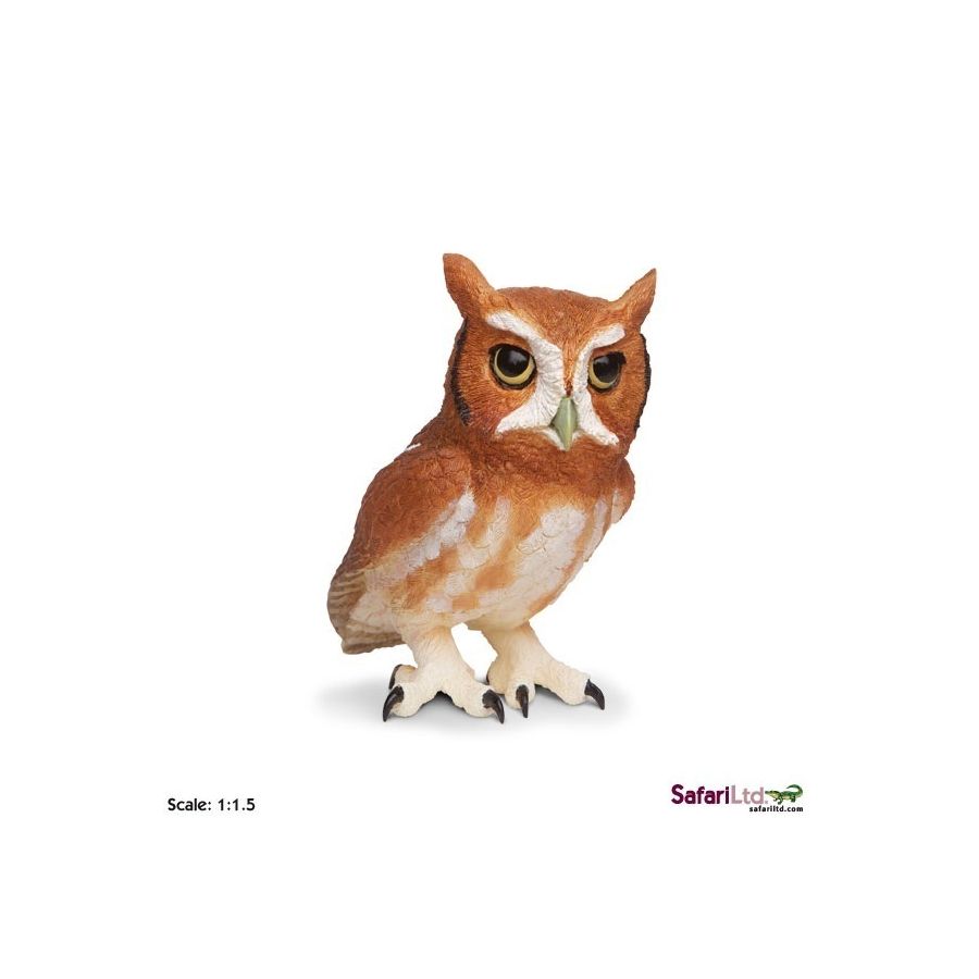 Figurine Petit-duc de l'Est Safari Ltd® – Oiseaux de la Forêt