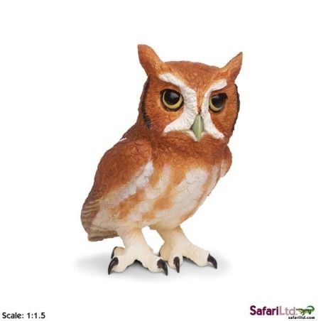Figurine Petit-duc de l'Est Safari Ltd® – Oiseaux de la Forêt