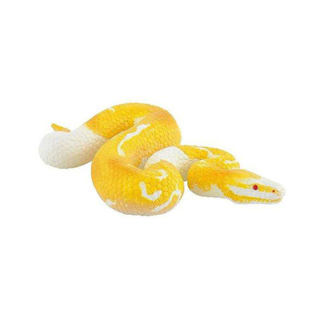 Figurine Python Royal Albinos Bullyland : Le Joyau Blanc d'Afrique | LesMinis.fr