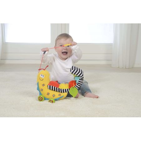 Semmy l’Escargot – Jouet à tirer sensoriel bébé 1 an | Dolce Toys