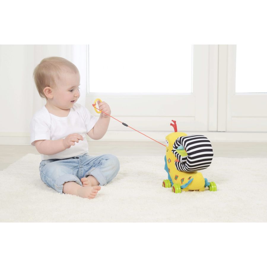Semmy l’Escargot – Jouet à tirer sensoriel bébé 1 an | Dolce Toys