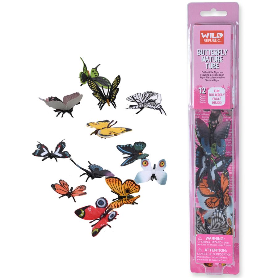 Tube de Papillons | Figurines Réalistes Wild Republic | LesMinis.fr