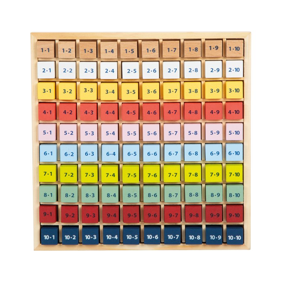 Jeu Tables de Multiplications en Bois | Matériel Éducatif Tables de Pythagore
