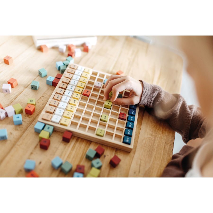 Jeu Tables de Multiplications en Bois | Matériel Éducatif Tables de Pythagore