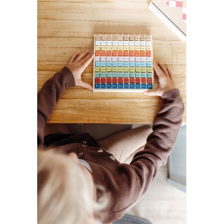 Jeu Tables de Multiplications en Bois | Matériel Éducatif Tables de Pythagore