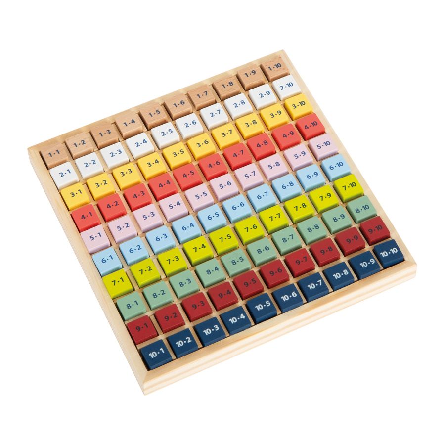 Jeu Tables de Multiplications en Bois | Matériel Éducatif Tables de Pythagore