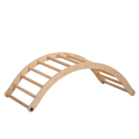 Arche Montessori en Bois Naturel – Développement Moteur et Éveil Ludique