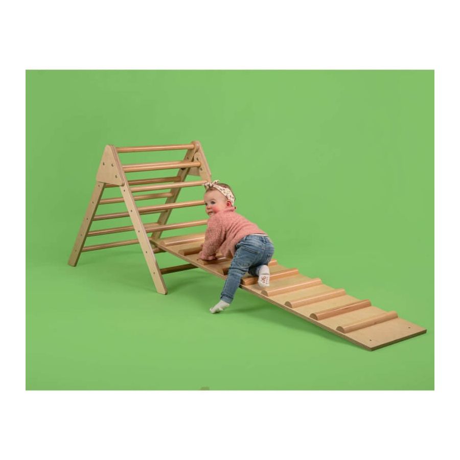Triangle de Pikler Pliable – Développement Moteur et Éveil Ludique