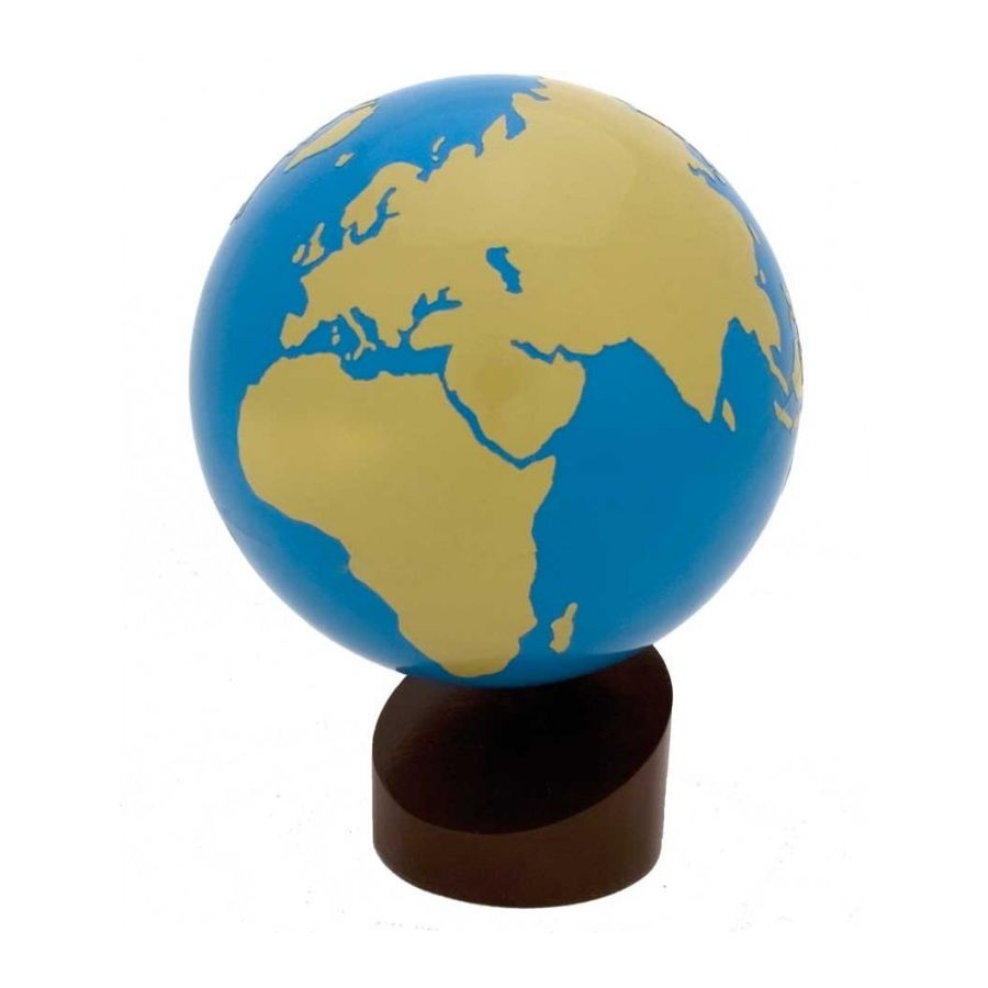 Globe de Terre et d'Eau Montessori (Lisse) : Première Exploration du Monde