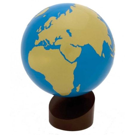 Globe de Terre et d'Eau Montessori (Lisse) : Première Exploration du Monde