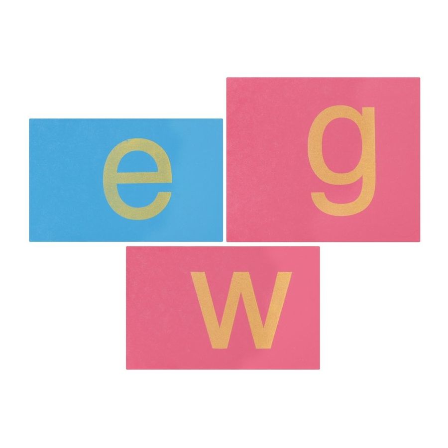 Lettres Rugueuses Minuscules Montessori en Bois : Apprendre l'Alphabet par le Toucher