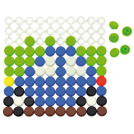 Atelier de Motricité Fine – 1010 Boutons et Grilles pour Enfants