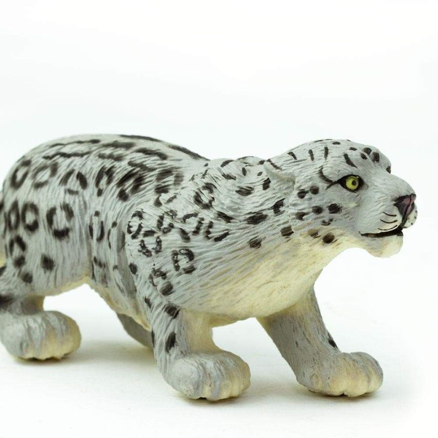 Panthère des Neiges (Once) Safari Ltd | Figurine Léopard 13,5cm | Collection Félins