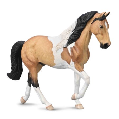 CollectA 80028 Étalon Tennessee Walker | Cheval d'Allures en Robe Isabelle Pie | 16,5cm