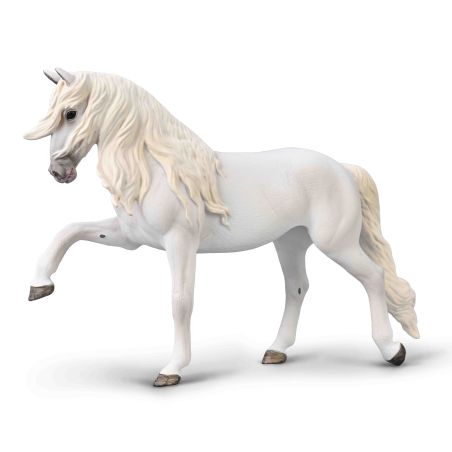 Cheval Lipizzan CollectA 80035 | Jument en Pas Espagnol | Figurine Équestre Classique