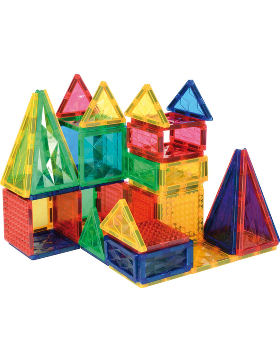 microMAGS 26-Pièces Ensemble De Construction Magnétique De Voyage Aux Couleurs Audacieuses, La marque ORIGINALE De Construction Magnétique