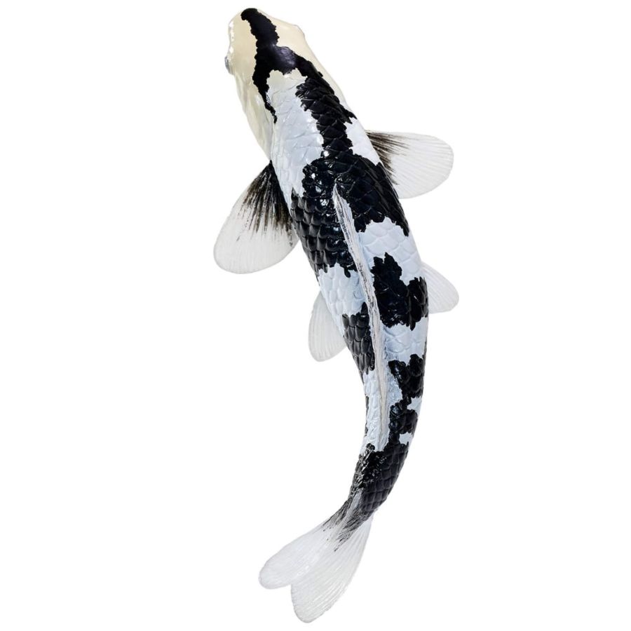 Carpe Koï Shiro Utsuri Mojo 381102 | Figurine Collection Poisson Japonais