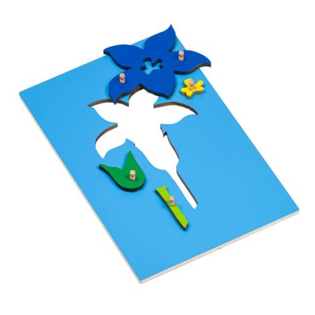 Puzzles Botaniques Montessori GAM : Lot Arbre, Feuille, Fleur - AMI