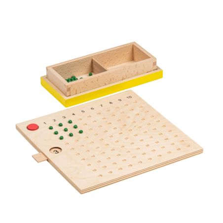 Tableau de multiplication à perles Montessori GAM