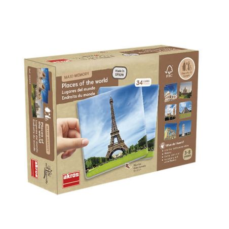 Memory Lieux du Monde | Jeu Éducatif Géographie Maternelle-Primaire