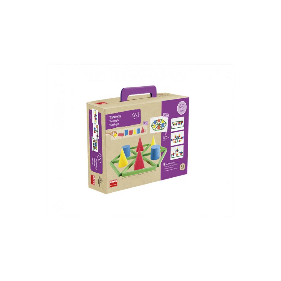 Topologie AKROS | Jeu Géométrie 3D et Orientation Spatiale 4-8 ans