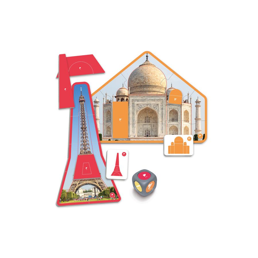 Jeu Formes Géométriques Architecture AKROS | Puzzles 3-8 ans