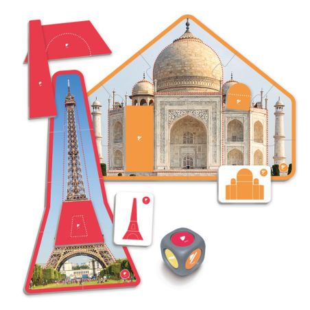 Jeu Formes Géométriques Architecture AKROS | Puzzles 3-8 ans