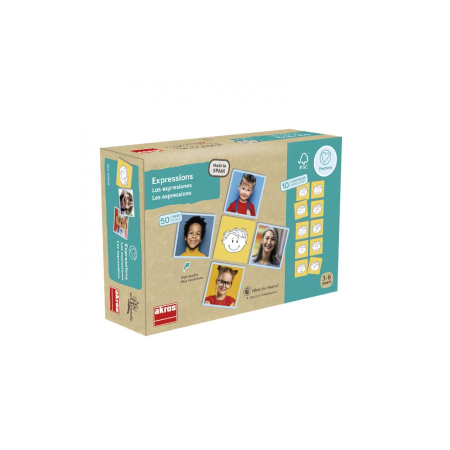 Les Expressions AKROS | Jeu Émotions et Expressions 3-6 ans