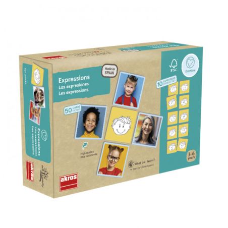 Les Expressions AKROS | Jeu Émotions et Expressions 3-6 ans