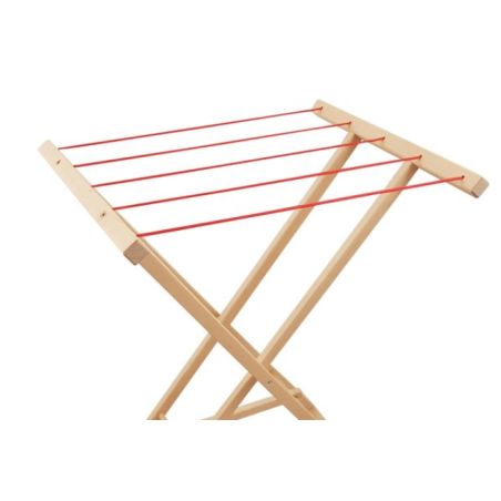 Étendoir à Linge avec Pinces | Grand Jouet Imitation en Bois
