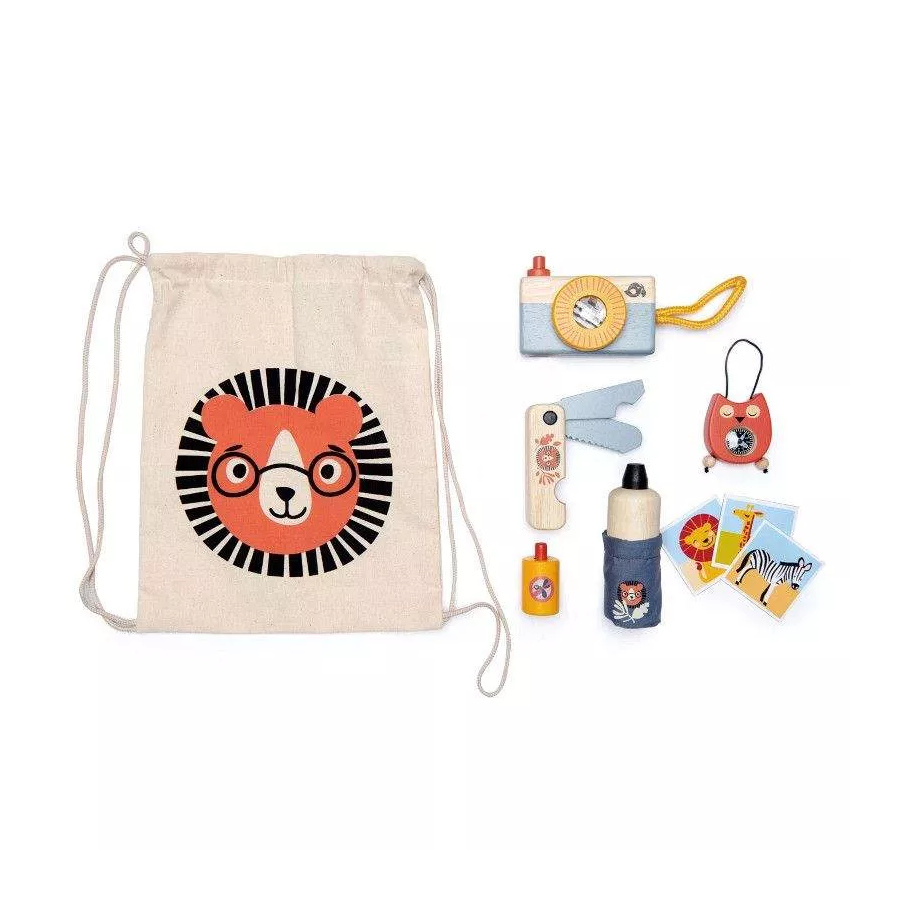 Kit Aventurier Nature en Bois | Jeu d'Exploration Enfant 3+ ans