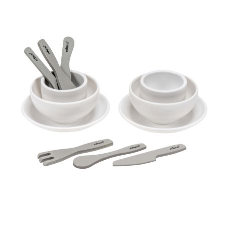 Ensemble de Vaisselle en Bois Educo – Jouet d’Imitation Complet