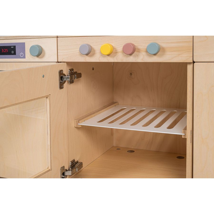 Cuisinière en Bois Educo – Induction & Four, Jouet d’Imitation Modulable