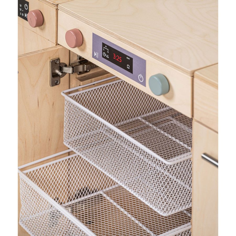 Lave-Vaisselle en Bois – Jouet d’Imitation avec Affichage Digital