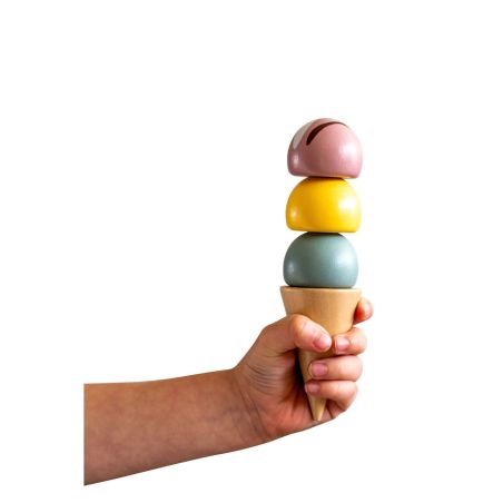 Set de Glaces en Bois – Espace Glacier et Jouet d’Imitation Gourmand