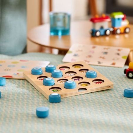 Mémo Découverte GOKI | 6 Planches Jeu Mémoire 3+ ans