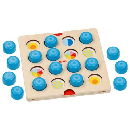 Mémo Découverte GOKI | 6 Planches Jeu Mémoire 3+ ans