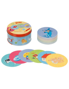 Jeu de Mimes 50 Cartes | Pantomime en Boîte Métal 4+ ans